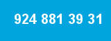 924 881 39 31 924 881 39 31